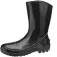 Bota de PVC impermeável cano médio sem forro preto - Vulcaflex