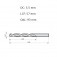 Broca de aço rápido para metal 5,5 mm DIN 338 - A1145.5B Broca de aço rápido para metal 5,5 mm DIN 338 - A1145.5B