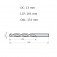 Broca de aço rápido para metal 13 mm DIN 338 - A11413.0B Broca de aço rápido para metal 13 mm DIN 338 - A11413.0B