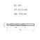 Broca de aço rápido para metal 1/8 Broca de aço rápido para metal 1/8