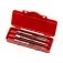 Jogo de macho manual aço rápido M5 x 0,8 mm DIN352 com 3 peças - E100M5NO8