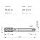 Macho máquina aço rápido canal helicoidal M12 x 1,75 mm E557M12 Macho máquina aço rápido canal helicoidal M12 x 1,75 mm E557M12