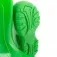 Bota infantil de PVC verde com forro    