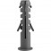 Bucha pl�stica de fixa��o 12 mm com anel 150 pe�as - VA-12