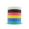 Fita crepe adesiva colorida 18 mm x 30 metros com 6 peças - 10401704 Fita crepe adesiva colorida 18 mm x 30 metros com 6 peças - 10401704