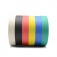 Fita crepe adesiva colorida 18 mm x 30 metros com 6 peças - 10401704 Fita crepe adesiva colorida 18 mm x 30 metros com 6 peças - 10401704