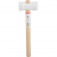 Martelo de borracha 40 mm branco 