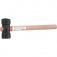 Martelo de borracha 40 mm preto