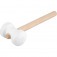 Martelo de borracha 60 mm branco