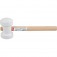 Martelo de borracha 60 mm branco
