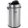 Lixeira redonda inox com tampa basculante 65 L