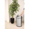 Lixeira redonda inox com tampa basculante 65 L