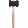 Martelo de borracha 60 mm preto 