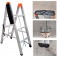 Escada Dobrável Palito de alumínio 3 degraus - N24035753 Escada Dobrável Palito de alumínio 3 degraus - N24035753