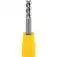 Fresa topo 5,0 mm em metal duro com 3 cortes