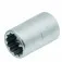 Soquete estriado 19 mm encaixe de 3/4