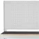Bancada desmontável com 1 prateleira e painel perfurado - BM-U