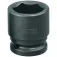 Soquete sextavado de impacto de 30 mm encaixe 1/2
