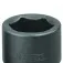 Soquete sextavado de impacto de 30 mm encaixe 1/2