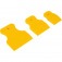 Jogo de esptulas em PVC 3 peas