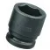 Soquete sextavado de impacto 15 mm com encaixe de 1/2