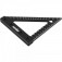 Esquadro tri�ngular de alum�nio para carpintaria 120 mm