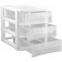 Organizador pl�stico com 3 gavetas - OPV 0271