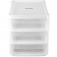 Organizador pl�stico com 3 gavetas - OPV 0271