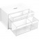 Organizador pl�stico com 4 gavetas - OPV 0234