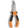 Alicate bico meia cana curvo extra longo 8