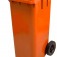 Cesto de lixo gari 120L sem adesivo com rodas de 200mm - C120LJ