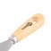 Esptula de ao laminado 63 mm com cabo de madeira 