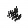 Jogo de ferramentas pneum�ticas para extra��o de bico injetor diesel com 21 pe�as - SGT-9812