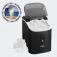 Maquina de gelo 15 kg Nugget ice titanium preta - EMG05  110V