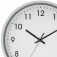 Relgio de parede 30 cm com borda prata - YR12PA