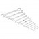Jogo de chave combinada 6 a 32 mm 12 pe�as com estojo pl�stico