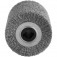 Roda escova de aço inox para remoção 19 x 100 mm Roda escova de aço inox para remoção 19 x 100 mm