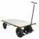 Carro plataforma com tampo em madeira capacidade de 600 kg - MP-600