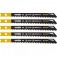 Jogo de lminas para serra tico tico 100 mm 8 dentes com 5 peas - VD 111C-UN 
