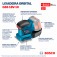 Lixadeira orbital a bateria 18V 113 x 101 mm Sem Bateria - GSS 18V-10