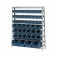 Estante metlica com 49 gavetas azul medidas diversas - EP49A