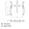 Saca polia com 2 garras articulado abertura de 75 mm Saca polia com 2 garras articulado abertura de 75 mm