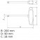 Chave hexalobular T15 x 100 mm cabo T a�o cromo van�dio - 44362115