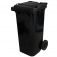 Cesto de lixo gari 120L sem adesivo com rodas de 200mm - C120PR