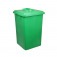 Cesto coletor de lixo 60L tampa flip top sem adesivo - CV62VD