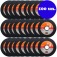 Kit 100 Discos de de corte fino para metal e inox 4.1/2
