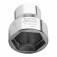 Soquete sextavado de 60 mm com encaixe de 3/4