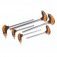 Jogo de chave hexalobular tipo L com cabo T 6 peas - BW 96T