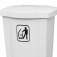 Lixeira pl�stica 18 litros com pedal