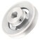 Polia de alum�nio 1 canal perfil A 100 mm com furo de 3/4
